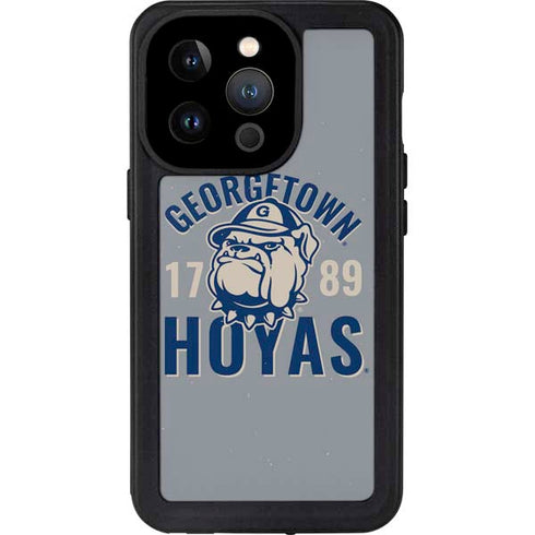 Georgetown University Hoyas 1789 iPhone 15 Pro Waterproof Case